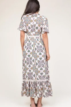 Maxi Dress With Cut-Outs Menina | Natural... | Louizon | Little Soho