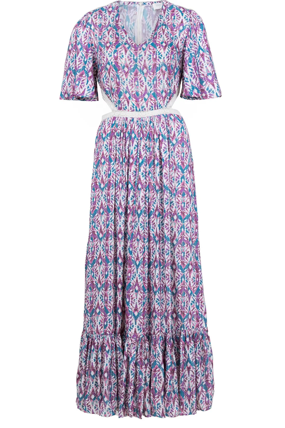Maxi Dress With Cut-Outs Vermeil | Pink... | Louizon | Little Soho
