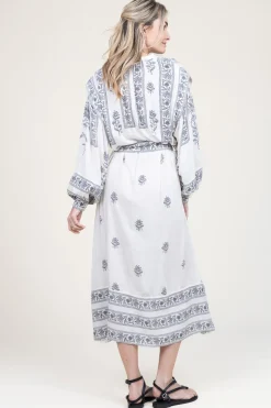 Maxi Dress With Embroidery Dorina | Natural... | Stella Forest | Little Soho