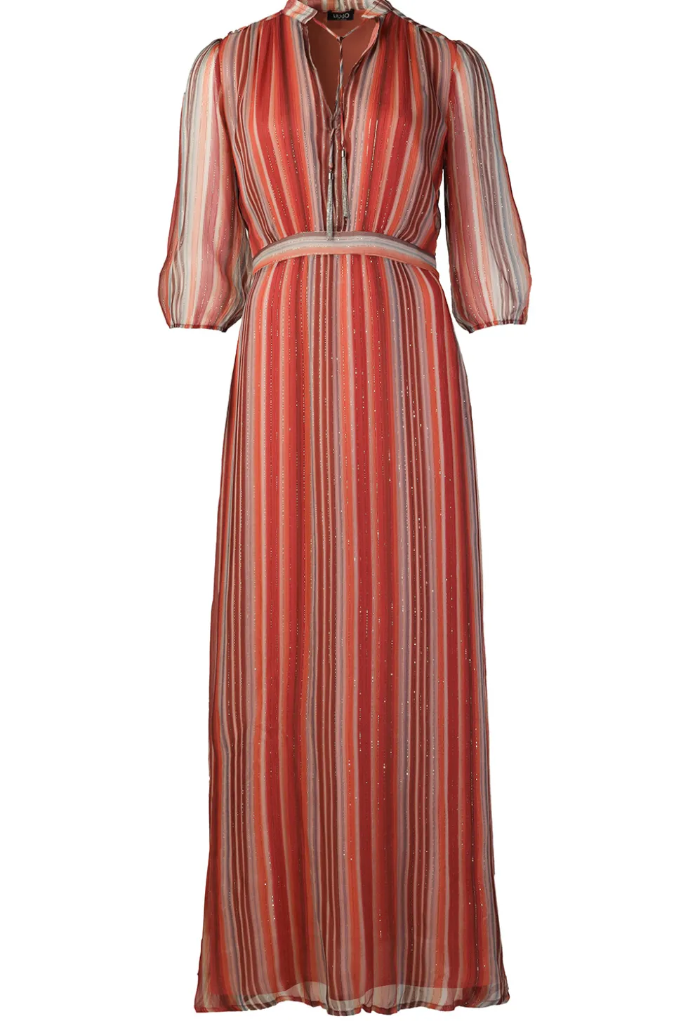 Maxi Dress With Lurex Tonnarella | Multi... | Liu Jo | Little Soho