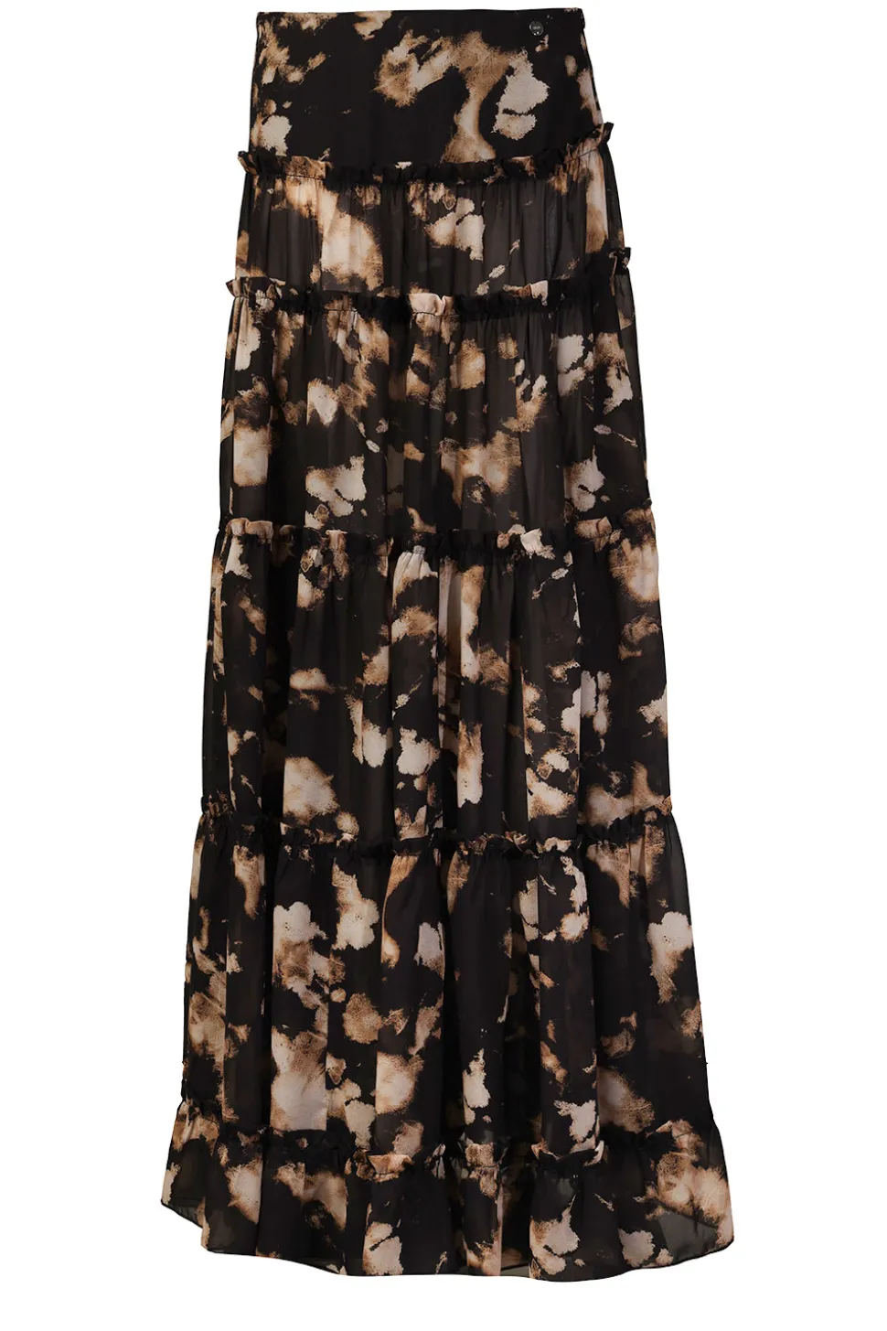Maxi Skirt With Print Santacroce | Black... | Liu Jo | Little Soho