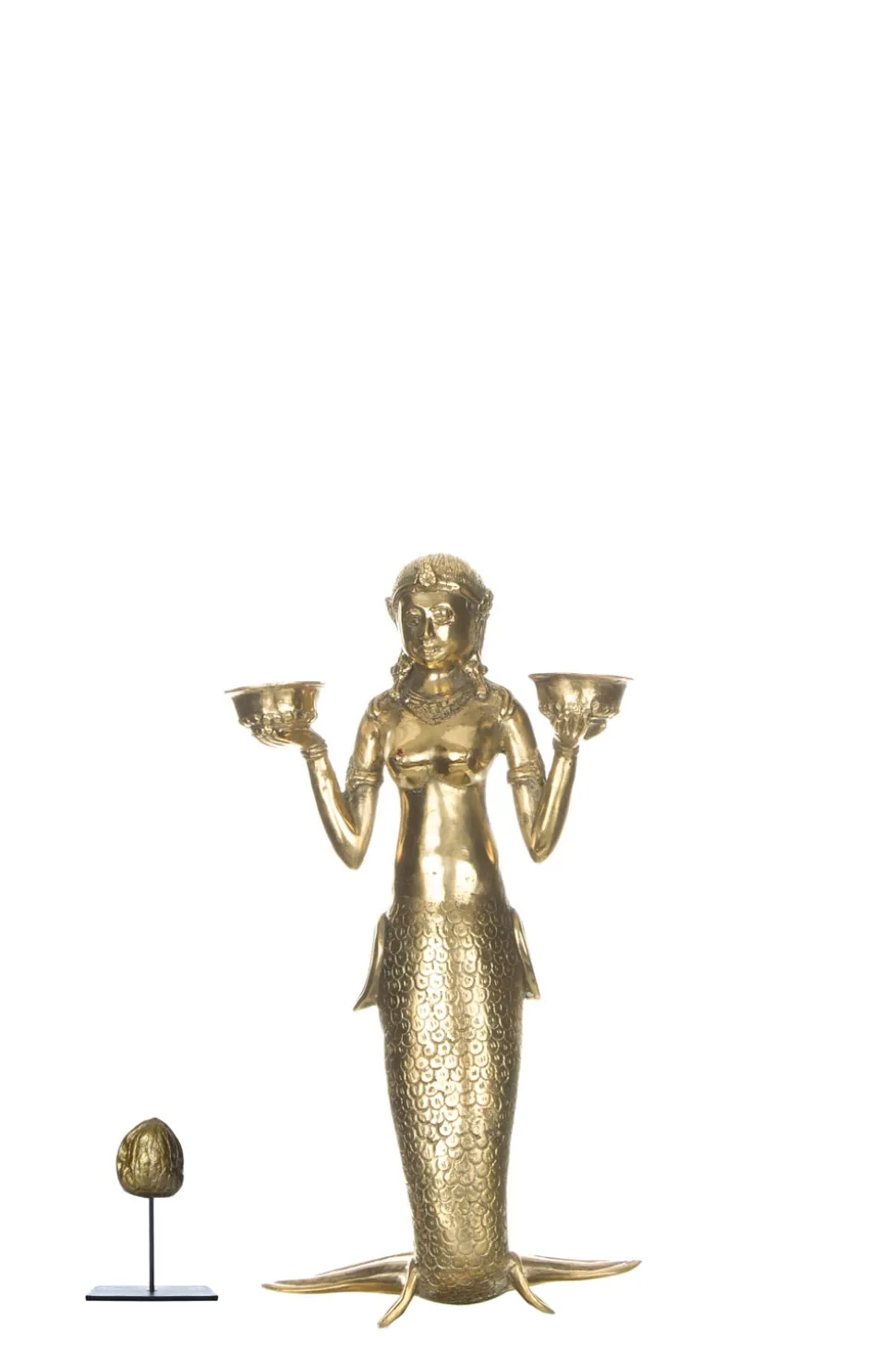 Mermaid Candle Holder | Gold... | Little Soho Living | Little Soho
