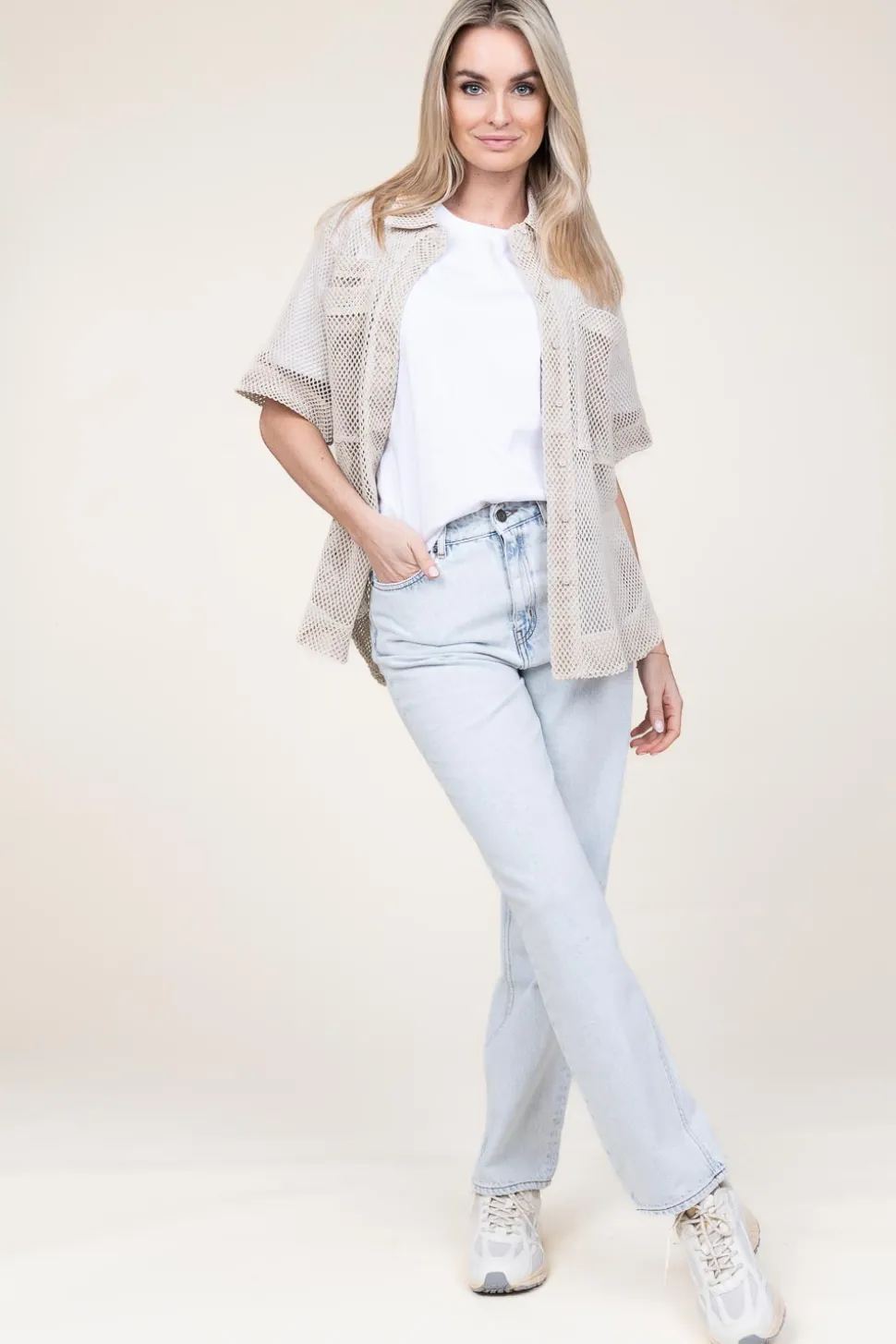 Mesh Blouse Nina | Natural... | Copenhagen Muse | Little Soho