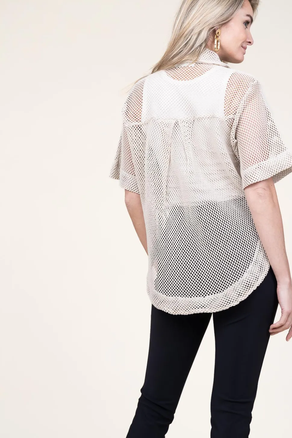 Mesh Blouse Nina | Natural... | Copenhagen Muse | Little Soho