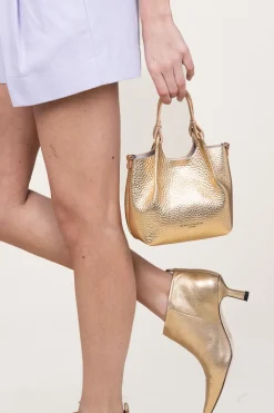Metallic Ankle Boots Anna | Gold... | Ivylee Copenhagen | Little Soho