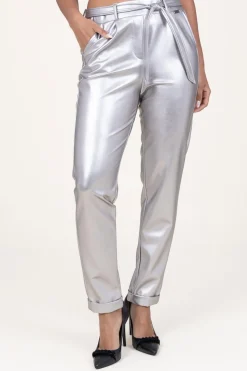 Metallic Pants Fantasy | Silver... | D-Etoiles Casiope | Little Soho