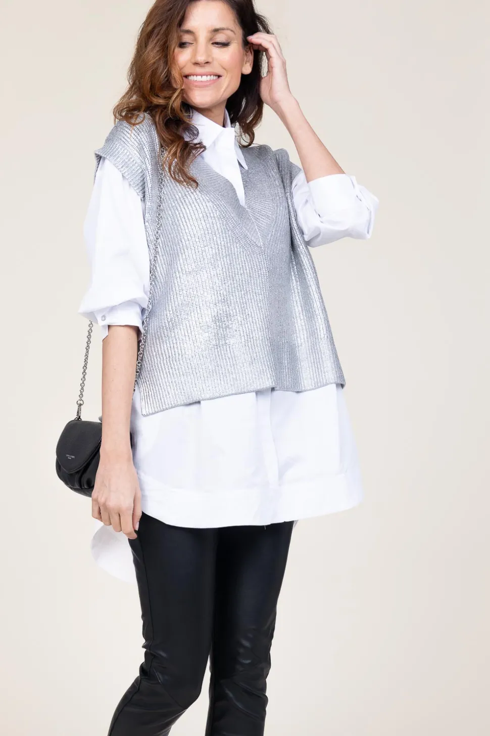 Metallic Spencer Row | Silver... | Co'Couture | Little Soho
