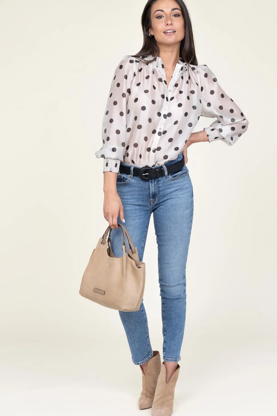 Mid Waist Skinny Jeans Roxanne | Blue... | 7 For All Mankind | Little Soho