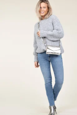 Mid Waist Skinny Jeans Roxanne | Blue... | 7 For All Mankind | Little Soho