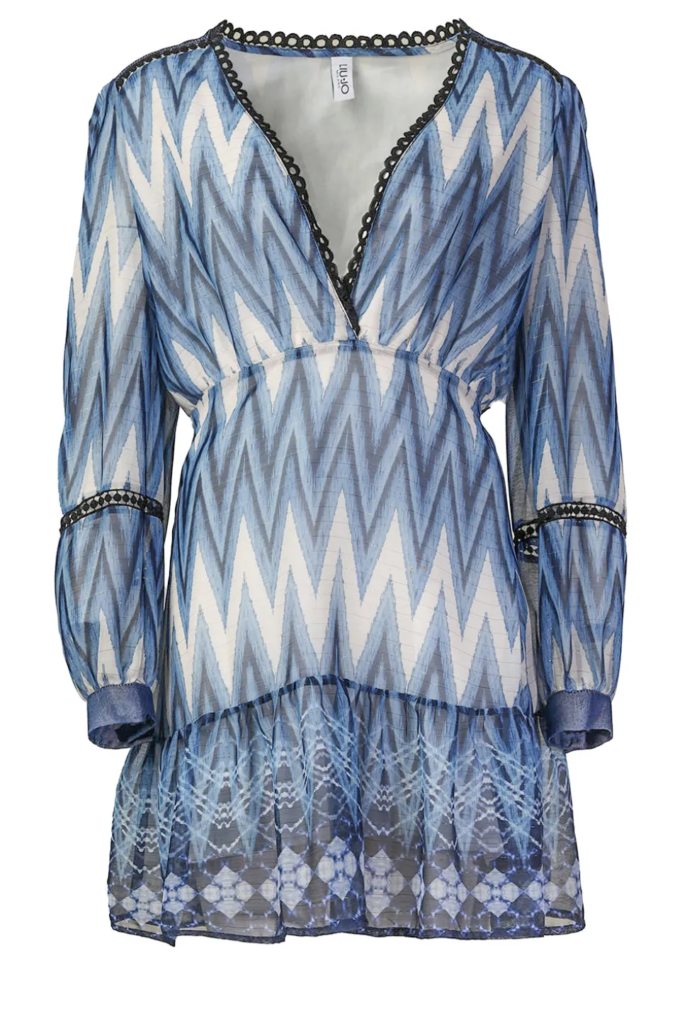 Mini Dress With Ethnic Print Sunshine | Blue... | Liu Jo | Little Soho