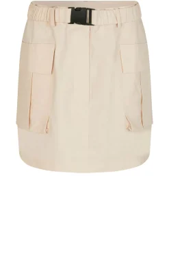 Mini Skirt With Coating Neline | Natural... | Second Female | Little Soho