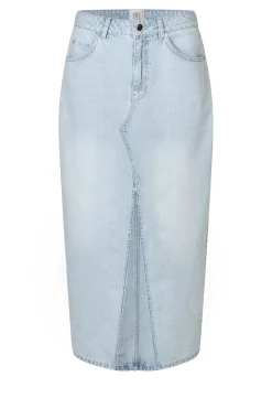 Non-Stretch Denim Skirt Fira | Silver... | Second Female | Little Soho