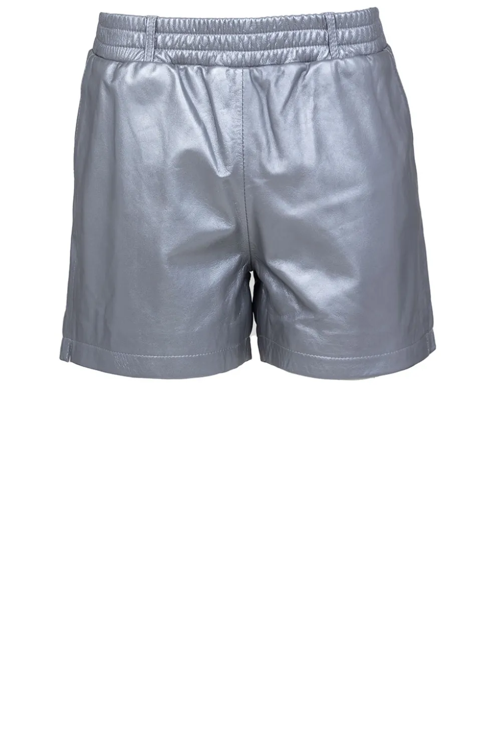 Non-Stretch Leather Short Rosa | Silver... | Studio Ar | Little Soho