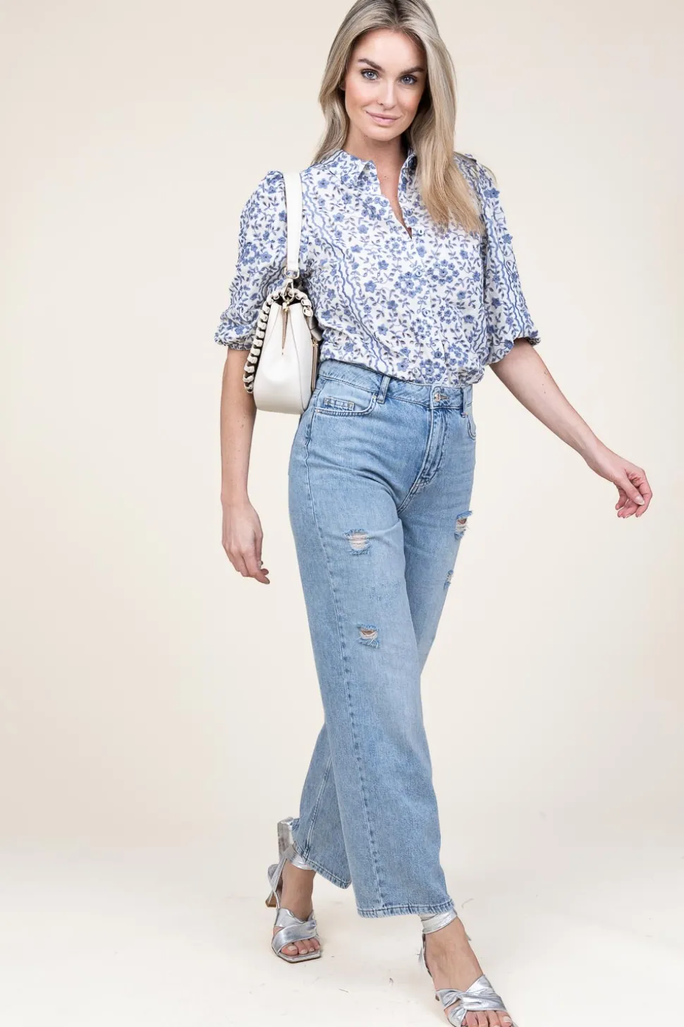 Non-Stretch Straight Jeans Odetta | Blue... | Kocca | Little Soho