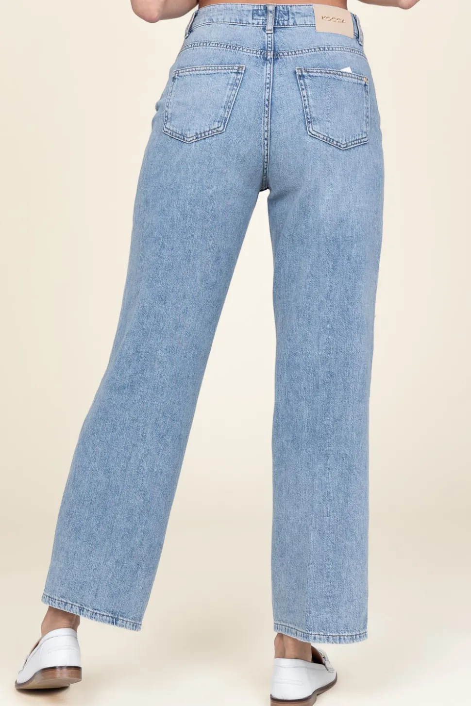 Non-Stretch Straight Jeans Odetta | Blue... | Kocca | Little Soho