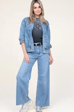 Non-Stretch Wide Leg Denim Jeans Fame | Blue... | Co'Couture | Little Soho