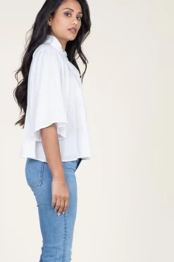 Openwork Blouse Love | White... | Suncoo | Little Soho