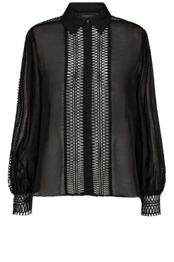 Openwork Blouse Ultra | Black... | Copenhagen Muse | Little Soho