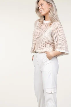 Openwork Top With Lurex Nate | Natural... | Ba&Sh | Little Soho