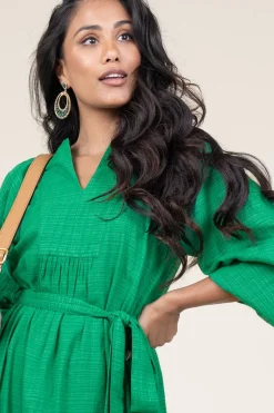 Oval Earrings Nilofar | Green... | Barong Barong | Little Soho