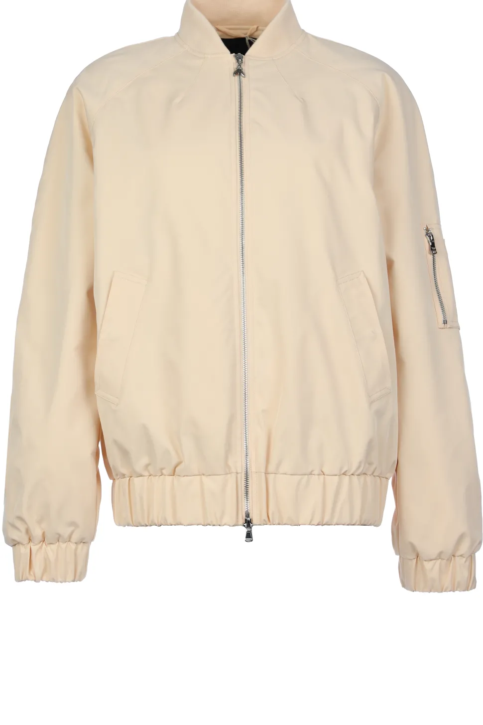 Oversized Bomber Jacket Freya | Natural... | Patrizia Pepe | Little Soho