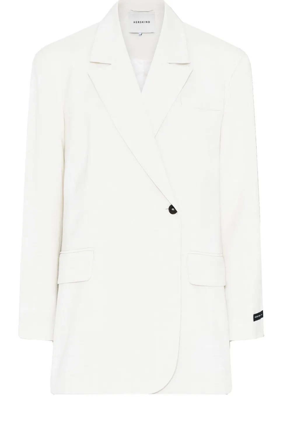 Oversized Boyfriend Blazer Verner | White... | Herskind | Little Soho