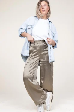 Oversized Denim Blouse Joybird | Blue... | American Vintage | Little Soho