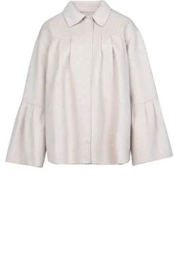 Oversized Wool Mix Cape Jacket Arte | Beige... | Studio Ar | Little Soho