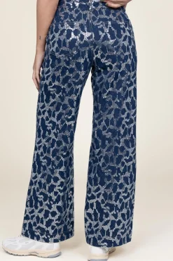 Pants With Sequins Segal | Blue... | Co'Couture | Little Soho