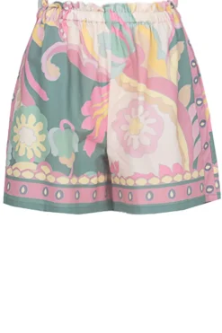 Pastel Paisley Short Sanlouis | Pink... | Louizon | Little Soho