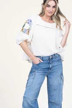 Patchwork Top Howard | Natural... | Louizon | Little Soho