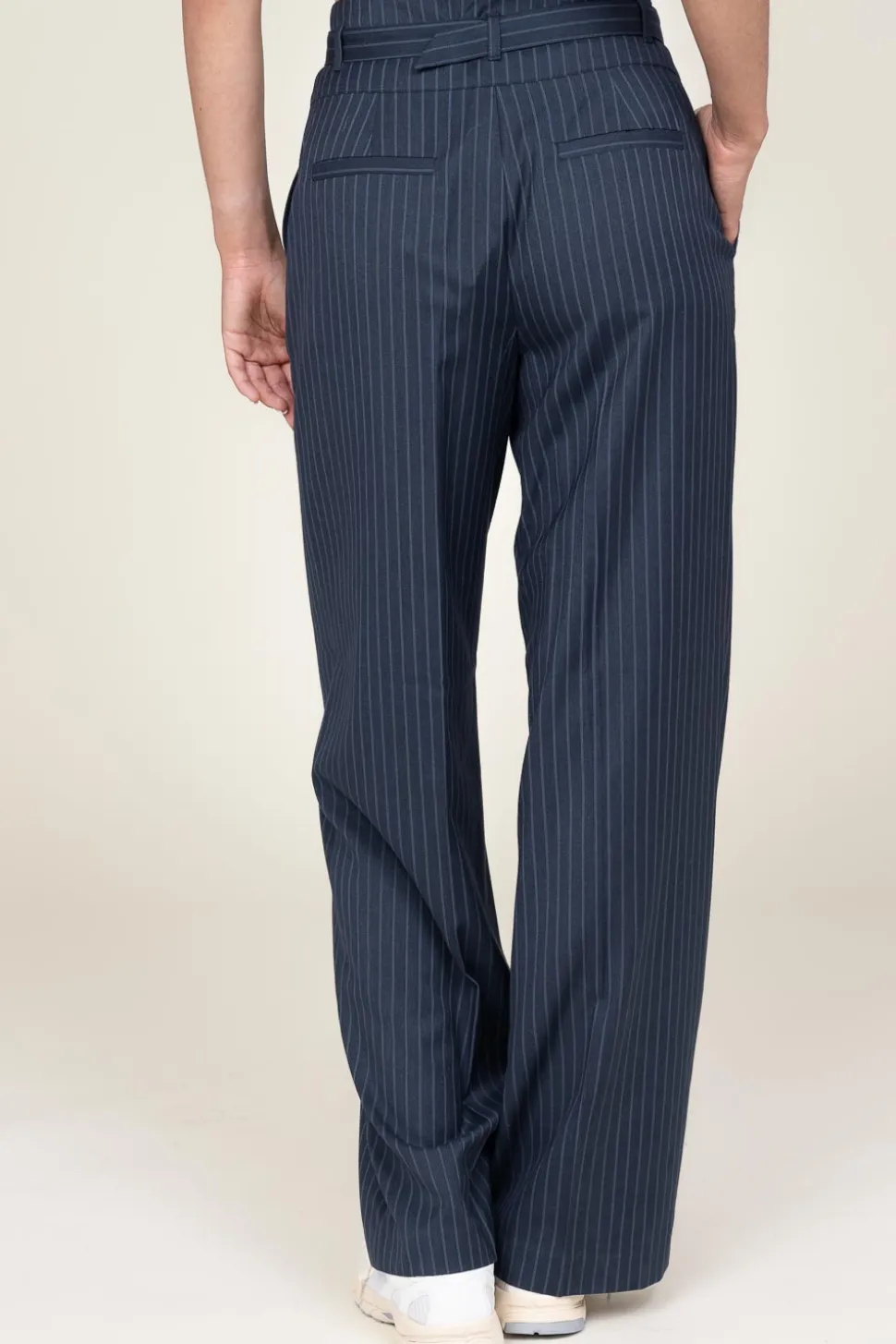 Pinstripe Trousers Blue | Blue... | Co'Couture | Little Soho