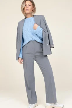 Pleated Trousers Fynn | Grey... | Dante 6 | Little Soho