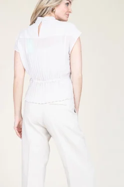Plisse Top Penelope | Natural... | Dante 6 | Little Soho