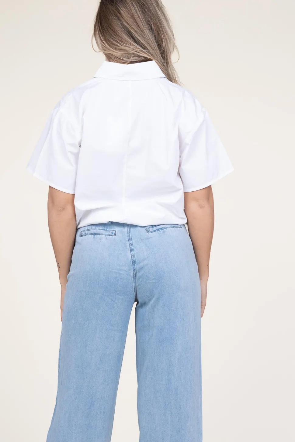 Poplin Blouse Syarah | White... | Est'Seven | Little Soho