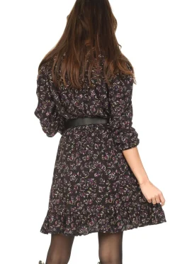 Printed Dress Rilda | Bordeaux... | Berenice | Little Soho