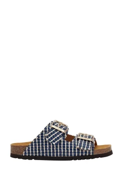 Raffia Sandals Noelle | Blue... | Scholl | Little Soho