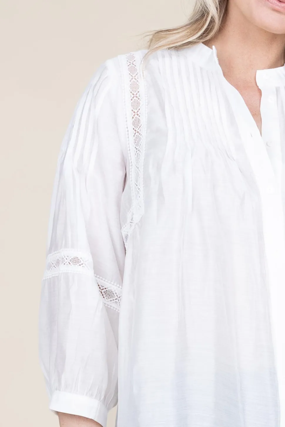 Rayon Blouse Lilana | White... | Lollys Laundry | Little Soho