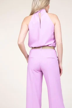Rayon Halter Top Safi | Pink... | March23 | Little Soho