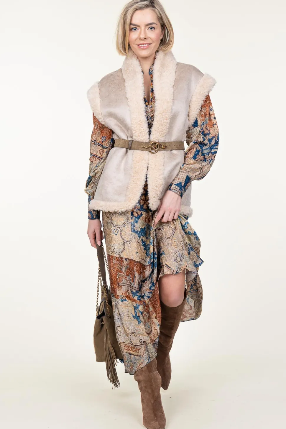 Rayon Skirt Nora | Multi... | Mes Demoiselles | Little Soho