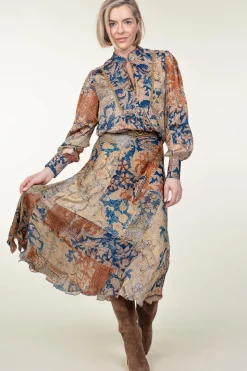 Rayon Skirt Nora | Multi... | Mes Demoiselles | Little Soho