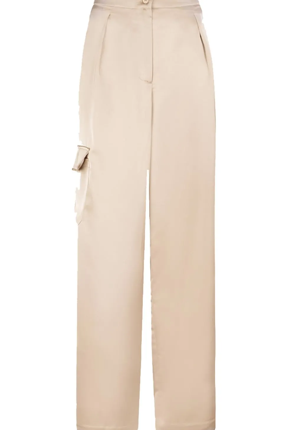 Satin Cargo Pants Harlow | Beige... | Dante 6 | Little Soho
