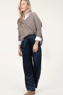 Satin Cargo Pants Harlow | Blue... | Dante 6 | Little Soho
