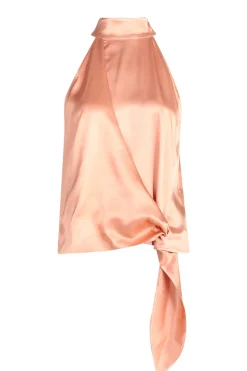 Satin Halter Top London | Blush... | March23 | Little Soho