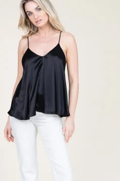 Satin Top Andelusia | Black... | Greek Archaic Kori | Little Soho
