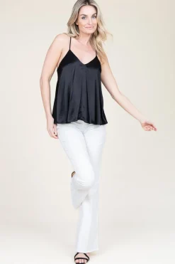 Satin Top Andelusia | Black... | Greek Archaic Kori | Little Soho