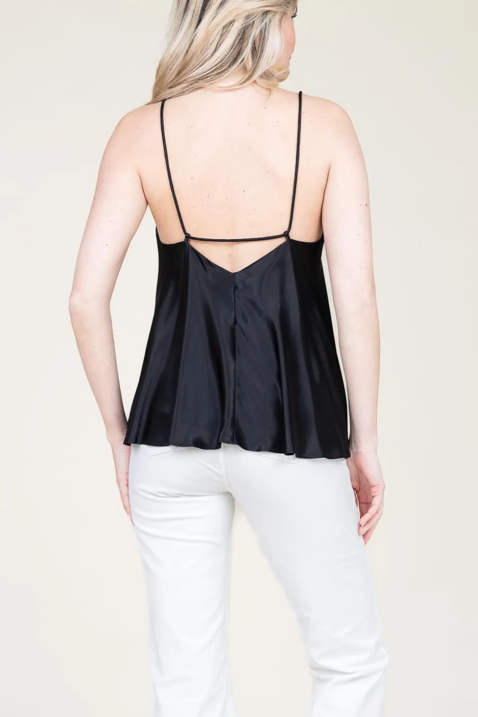 Satin Top Andelusia | Black... | Greek Archaic Kori | Little Soho