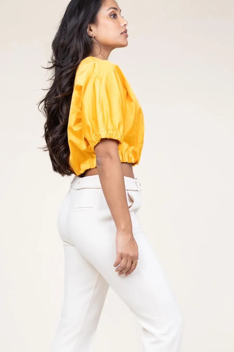 Satin Top Fez | Orange... | March23 | Little Soho