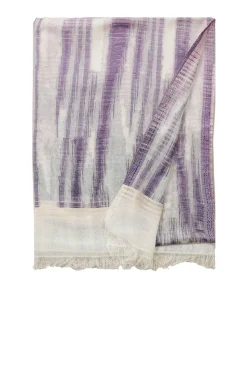 Scarf With Print Maartje | Purple... | Moment Amsterdam | Little Soho