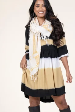 Scarf With Print Marakesch | Yellow... | Moment Amsterdam | Little Soho